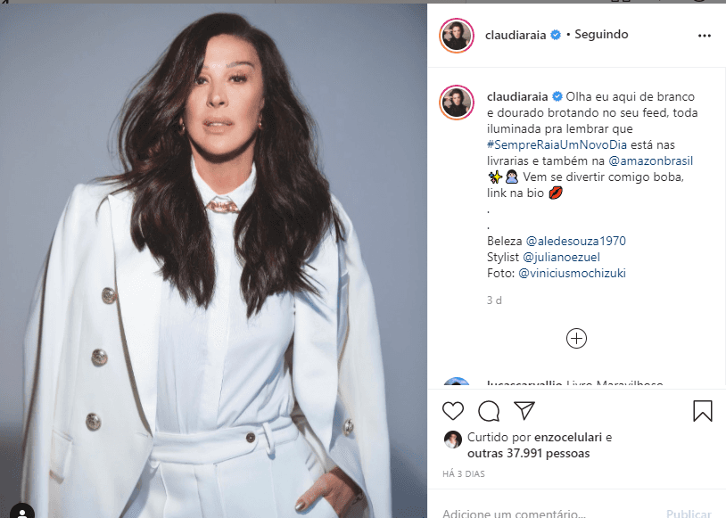 Claudia Raia surge poderosa em foto (Foto: Reprodução) Claudia Raia surge poderosa em foto (Foto: Reprodução)