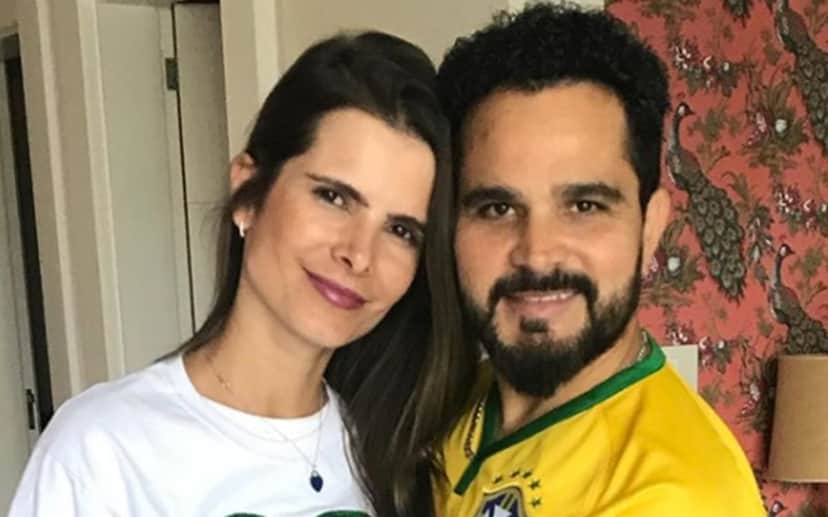 Flávia Camargo e Luciano (Foto: Divulgação) Flávia Camargo e Luciano (Foto: Divulgação)