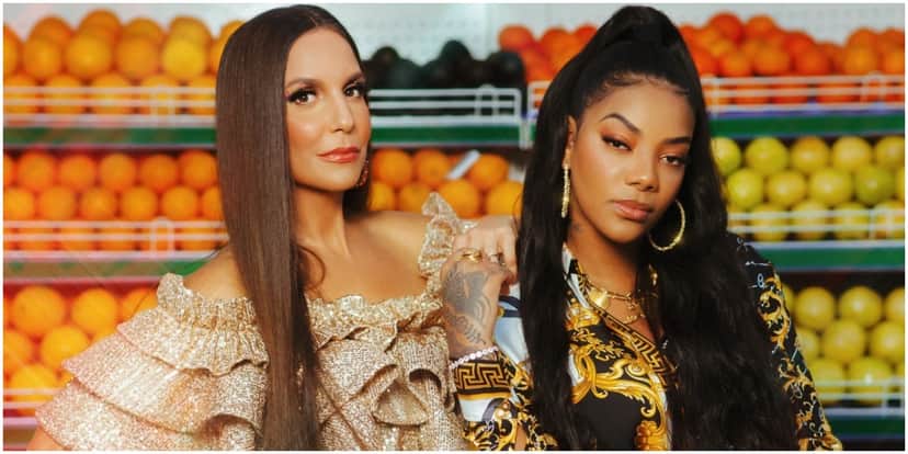Ivete Sangalo ao lado de Ludmilla - Foto: Reprodução Ivete Sangalo ao lado de Ludmilla - Foto: Reprodução