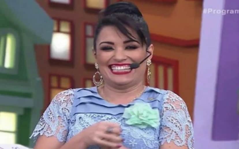 Milene Pavorô é assistente de palco de Ratinho no SBT (Foto: Divulgação) Milene Pavorô é assistente de palco de Ratinho no SBT (Foto: Divulgação)