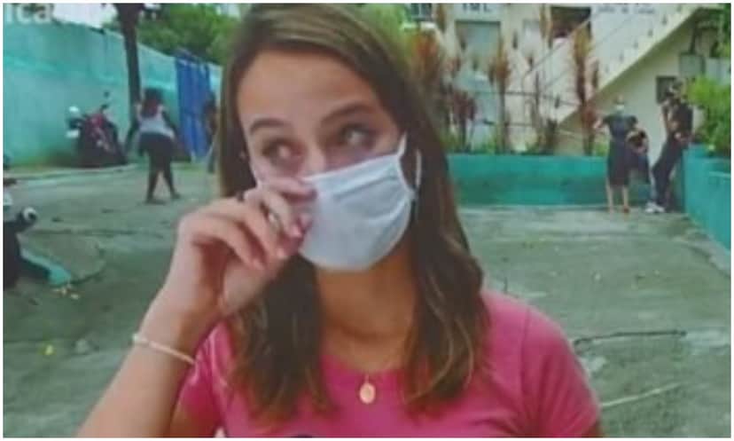 Repórter da Globo chora após noticiar morte de duas crianças (Foto: Reprodução) Repórter da Globo chora após noticiar morte de duas crianças (Foto: Reprodução)