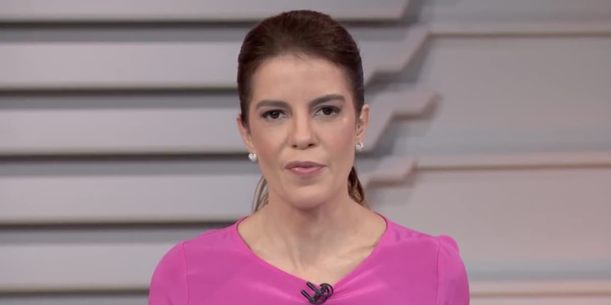 Mariana Gross abre "Bom Dia Brasil" às pressas (Reprodução) Mariana Gross abre "Bom Dia Brasil" às pressas (Reprodução)