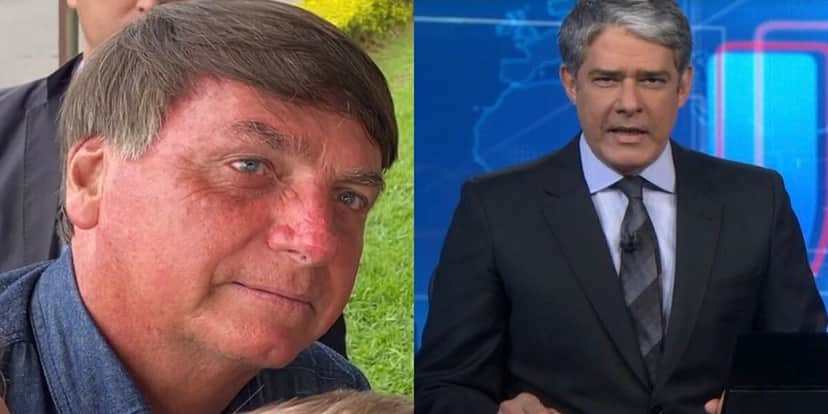 Jair Bolsonaro, William Bonner Jair Bolsonaro, William Bonner