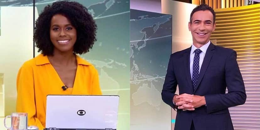 Maju Coutinho, César Tralli Maju Coutinho, César Tralli