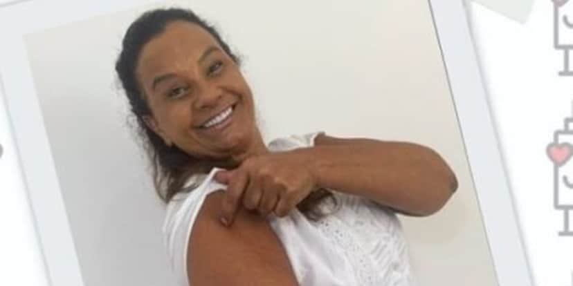 Solange Couto explicou motivo pelo qual tomou vacina (Foto: Reprodução) Solange Couto explicou motivo pelo qual tomou vacina (Foto: Reprodução)