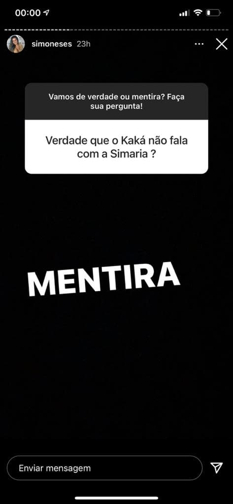 Cantora fala sobre suposta briga de Kaká com Simaria (Reprodução) Cantora fala sobre suposta briga de Kaká com Simaria (Reprodução)