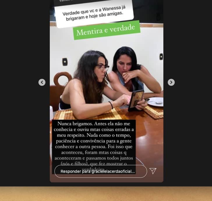 Graciele Lacerda fala sobre relação com família de Zezé (Reprodução) Graciele Lacerda fala sobre relação com família de Zezé (Reprodução)