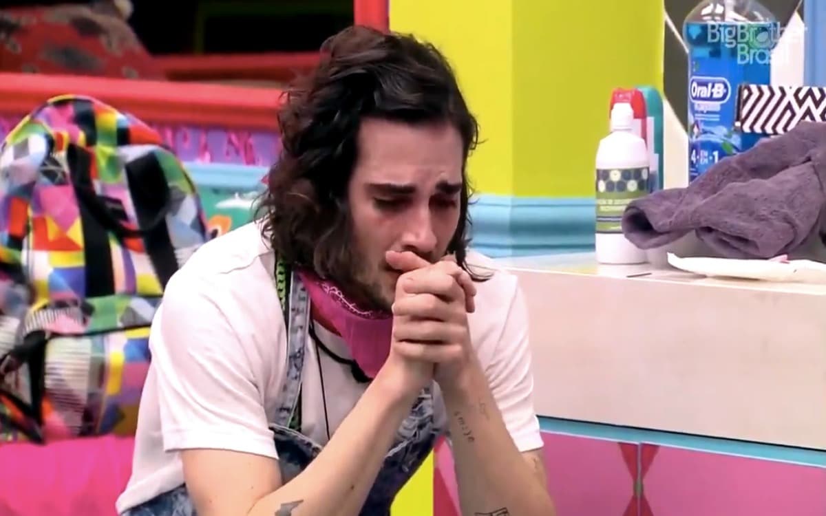 Fiuk caiu no choro no BBB21 (Foto: Divulgação) Fiuk caiu no choro no BBB21 (Foto: Divulgação)