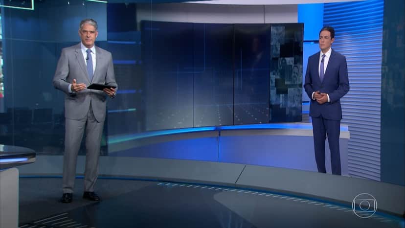 William Bonner no Jornal Nacional desta quinta (Foto: Divulgação) William Bonner no Jornal Nacional desta quinta (Foto: Divulgação)