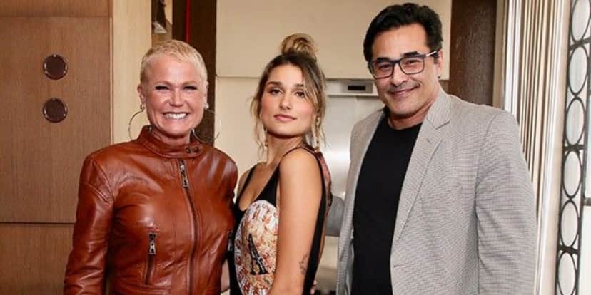 Xuxa, Sasha e Luciano (Reprodução) Xuxa, Sasha e Luciano (Reprodução)