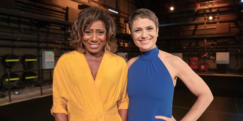 Glória Maria e Sandra Annenberg na "Retrospectiva 2020" (Foto: Divulgação/TV Globo) Glória Maria e Sandra Annenberg na "Retrospectiva 2020" (Foto: Divulgação/TV Globo)