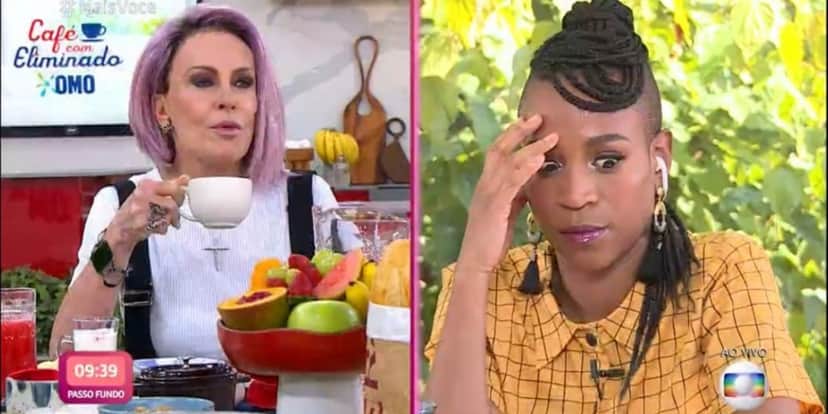 Ana Maria entrevista Karol Conká no "Mais Você", da Globo (Reprodução) Ana Maria entrevista Karol Conká no "Mais Você", da Globo (Reprodução)