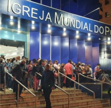 Evento na Igreja Mundial reunia 2 mil pessoas (Foto: Eduardo Matysiak) Evento na Igreja Mundial reunia 2 mil pessoas (Foto: Eduardo Matysiak)
