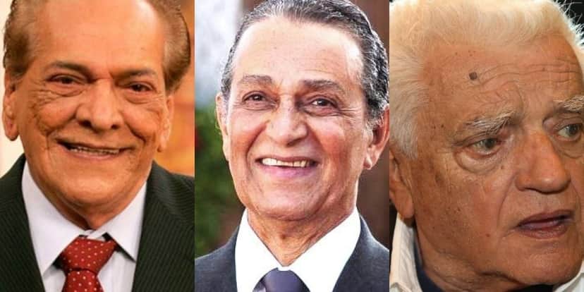Lúcio Mauro, Nelson Xavier e Walmor Chagas são atores de A Favorita que já nos deixaram (Foto: Reprodução) Lúcio Mauro, Nelson Xavier e Walmor Chagas são atores de A Favorita que já nos deixaram (Foto: Reprodução)