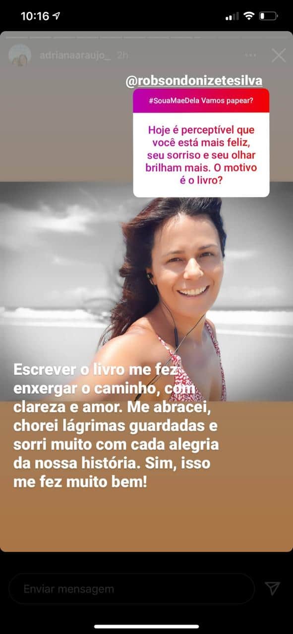 Adriana Araújo desabafa sobre sua vida íntima nas redes sociais (Reprodução) Adriana Araújo desabafa sobre sua vida íntima nas redes sociais (Reprodução)