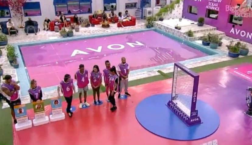 Brothers durante a prova do anjo no BBB21 (Foto: Reprodução / Globo) Brothers durante a prova do anjo no BBB21 (Foto: Reprodução / Globo)