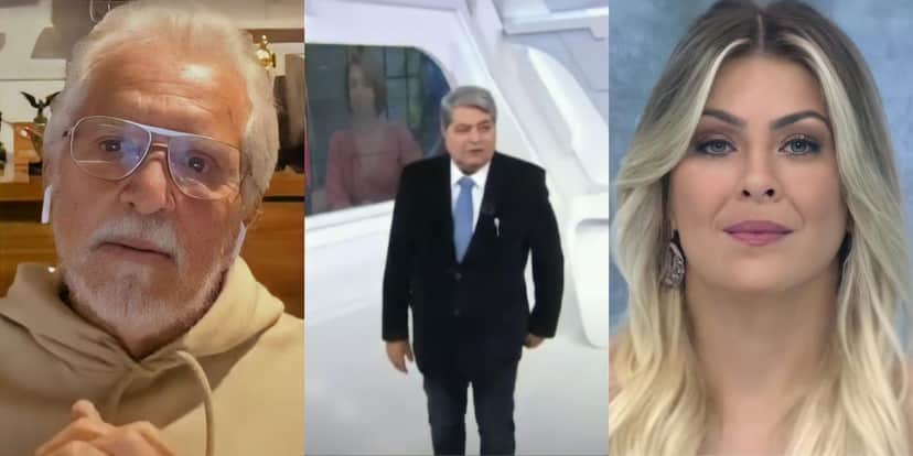 Carlos Alberto, Catia Fonsceca, Datena e Renata Fan (Reprodução) Carlos Alberto, Catia Fonsceca, Datena e Renata Fan (Reprodução)