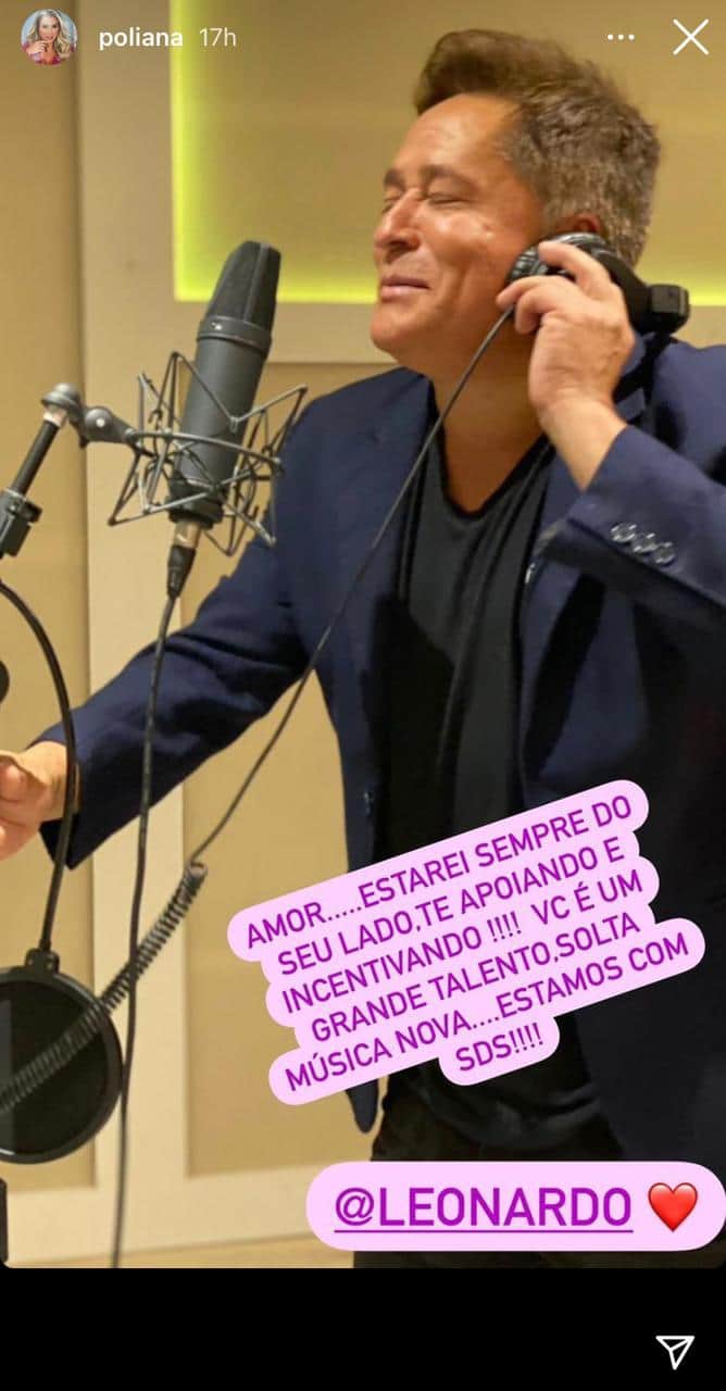 Poliana Rocha desabafou da saudade que sente das músicas de Leonardo (Foto: Reprodução / Instagram) Poliana Rocha desabafou da saudade que sente das músicas de Leonardo (Foto: Reprodução / Instagram)