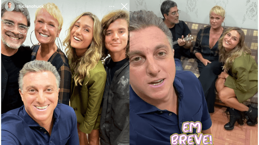Xuxa, Sasha Meneghel, Luciano Huck Xuxa, Sasha Meneghel, Luciano Huck