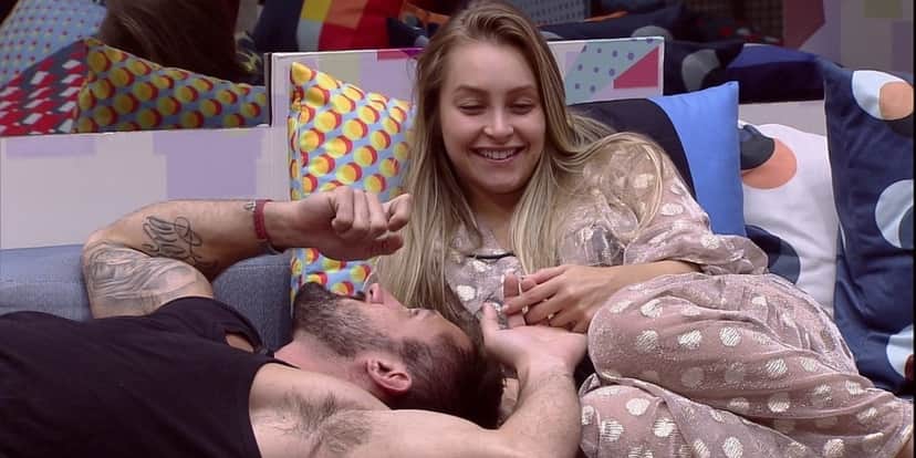 Carla Diaz e Arthur no BBB21 (Foto: Reprodução) Carla Diaz e Arthur no BBB21 (Foto: Reprodução)