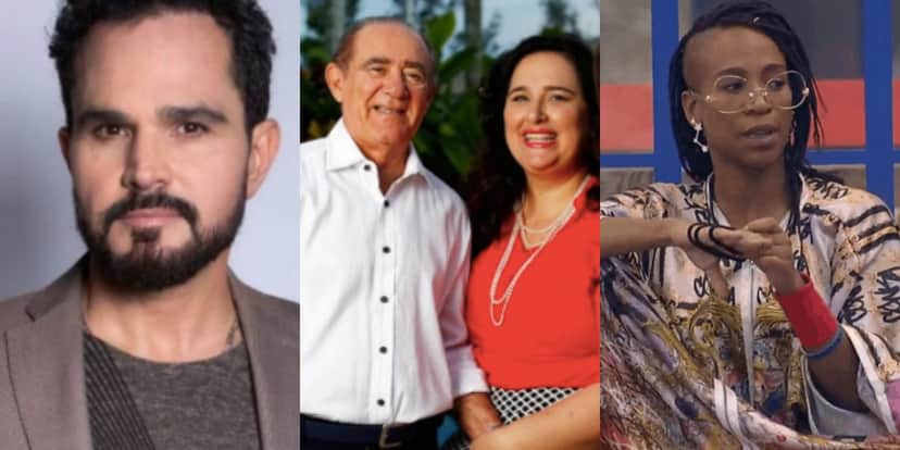 Luciano, Renato Aragão, Lilian Taranto e Karol Conká (Reprodução) Luciano, Renato Aragão, Lilian Taranto e Karol Conká (Reprodução)