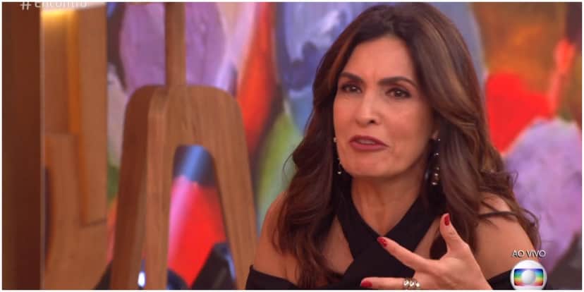 Fátima Bernardes se mal após tentar amenizar história de Karol Conká (Foto: Reprodução) Fátima Bernardes se mal após tentar amenizar história de Karol Conká (Foto: Reprodução)