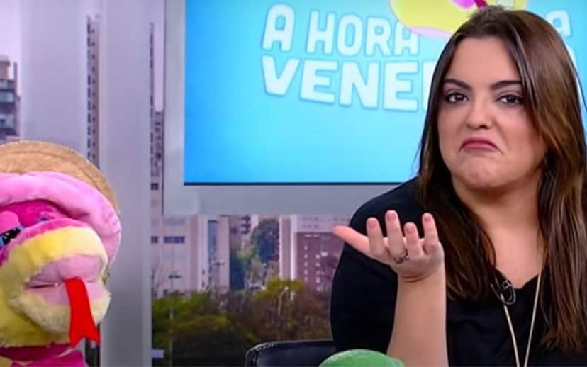 Fabíola Reipert vai bem com o eu Hora da Venenosa e faz a Globo ficar em segundo lugar (Foto: Reprodução) Fabíola Reipert vai bem com o eu Hora da Venenosa e faz a Globo ficar em segundo lugar (Foto: Reprodução)