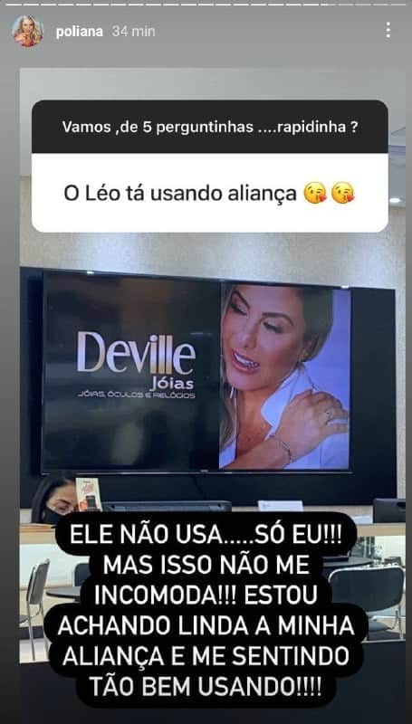 Leonardo não usa aliança Leonardo não usa aliança