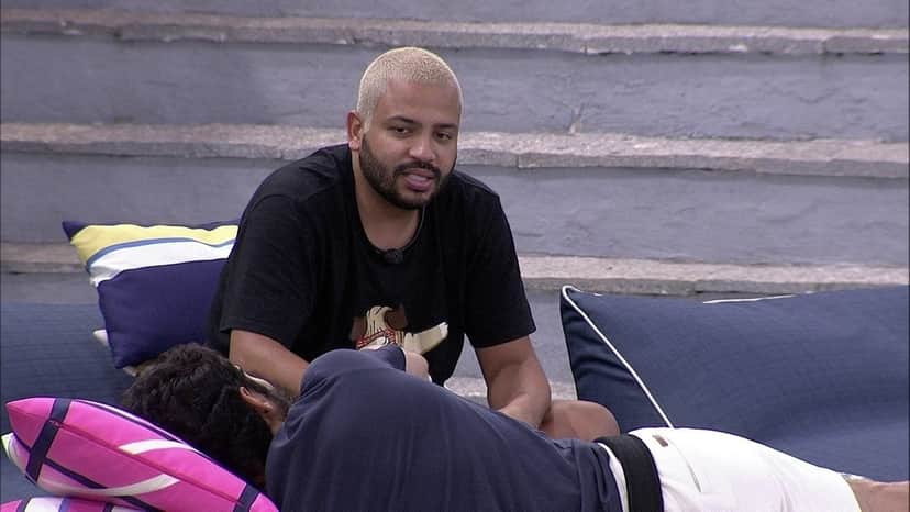 Projota e Rodolffo no BBB21 (Foto: Reprodução) Projota e Rodolffo no BBB21 (Foto: Reprodução)
