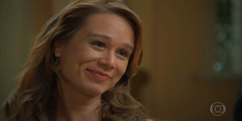Tancinha emocionada em cena da novela Haja Coração Tancinha emocionada em cena da novela Haja Coração