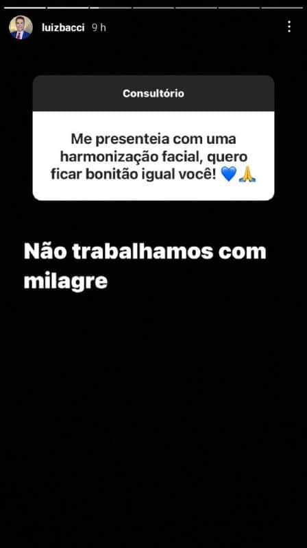 Luiz Bacci deu resposta atravessada Luiz Bacci deu resposta atravessada