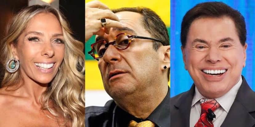 Adriane Galisteu, Jorge Kajuru, Silvio Santos Adriane Galisteu, Jorge Kajuru, Silvio Santos
