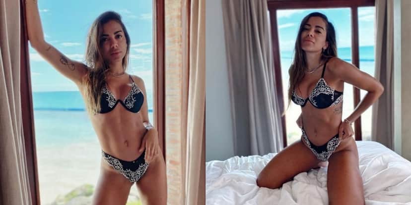 Anitta compartilha ensaio fotográfico sensual, puxa lingerie e fãs comentam - Foto: Reprodução/Instagram Anitta compartilha ensaio fotográfico sensual, puxa lingerie e fãs comentam - Foto: Reprodução/Instagram