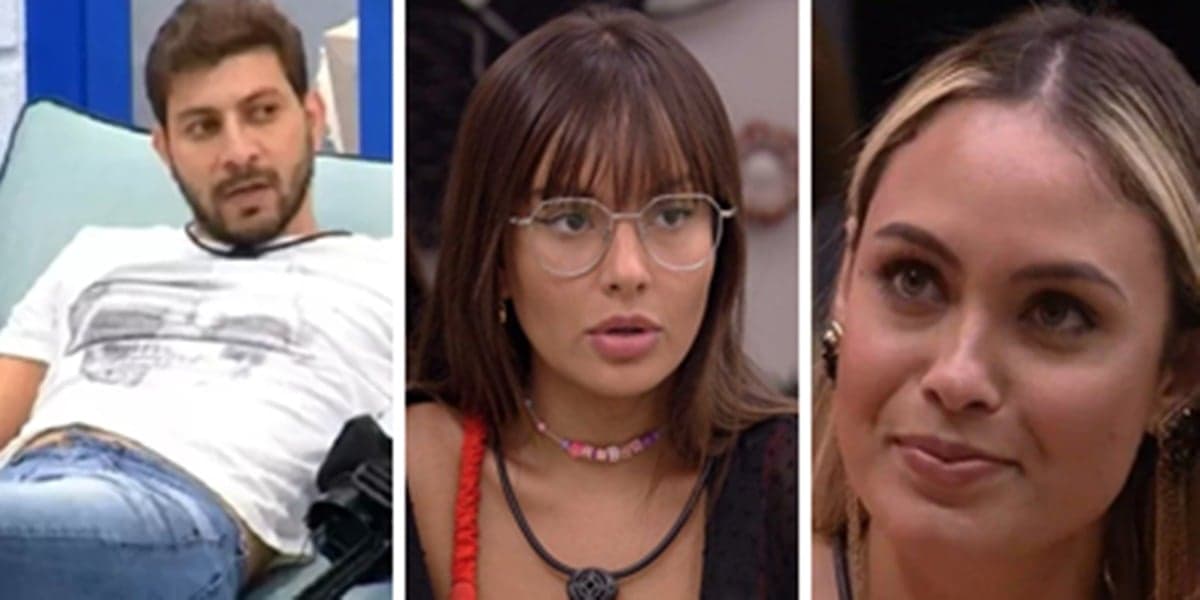 Prova: Caio, Thais e Sarah no BBB21 (Imagem: Montagem/TV Foco) Prova: Caio, Thais e Sarah no BBB21 (Imagem: Montagem/TV Foco)