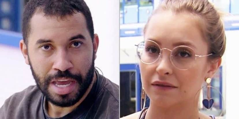 Gilberto e Carla Diaz no BBB21 (Foto: Reprodução / Globo) Gilberto e Carla Diaz no BBB21 (Foto: Reprodução / Globo)