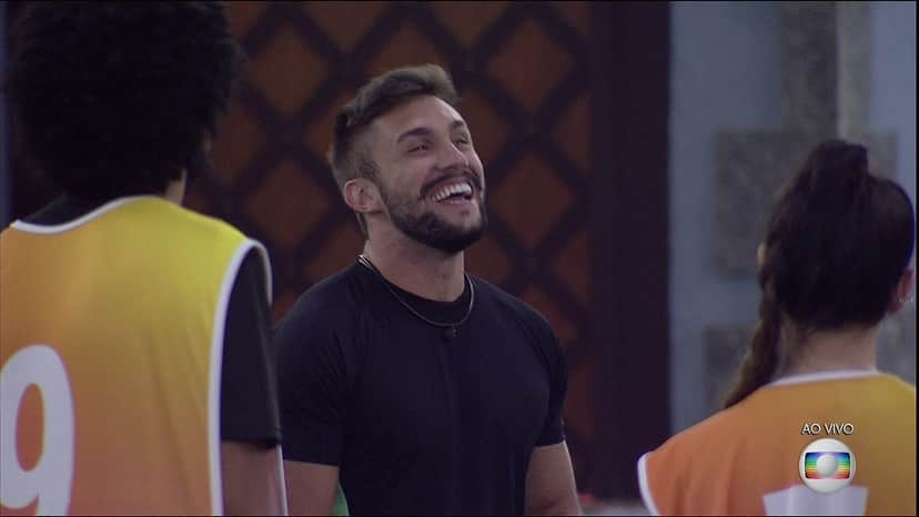 Arthur venceu prova no BBB21 (Foto: Reprodução) Arthur venceu prova no BBB21 (Foto: Reprodução)