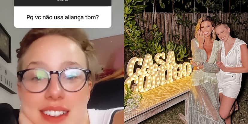 Marcella Rica explica o porque não usa aliança mesmo após noivado com Vitória Strada - Foto: Reprodução/Instagram Marcella Rica explica o porque não usa aliança mesmo após noivado com Vitória Strada - Foto: Reprodução/Instagram