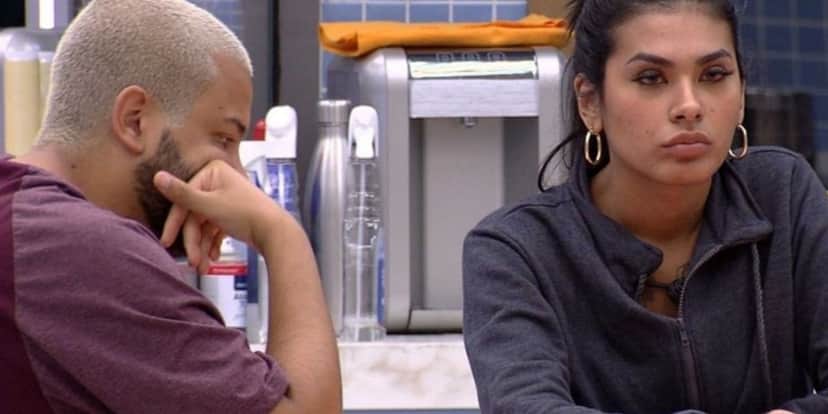 Projota e Pocah no BBB21 (Foto: Reprodução) Projota e Pocah no BBB21 (Foto: Reprodução)