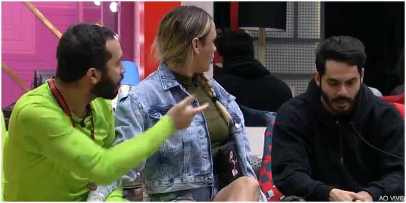 Gilberto e Sarah contra Rodolffo no BBB21 - Foto: Reprodução Gilberto e Sarah contra Rodolffo no BBB21 - Foto: Reprodução