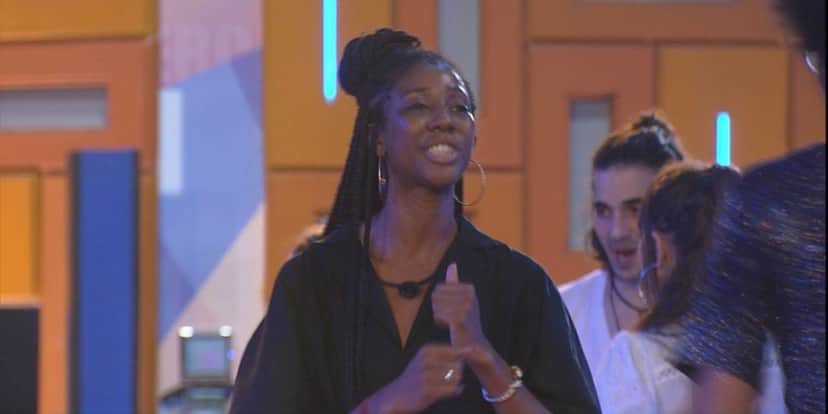 Camila de Lucas na festa do líder no BBB21 (Foto: Reprodução) Camila de Lucas na festa do líder no BBB21 (Foto: Reprodução)