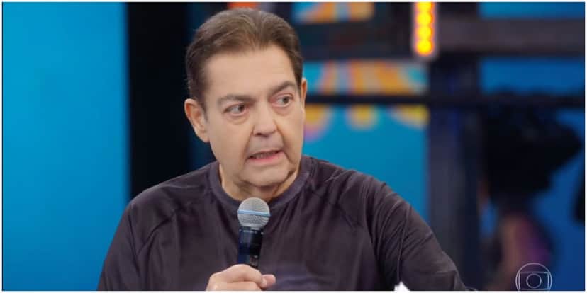 Faustão durante o programa que apresenta na Globo - Foto: Reprodução Faustão durante o programa que apresenta na Globo - Foto: Reprodução