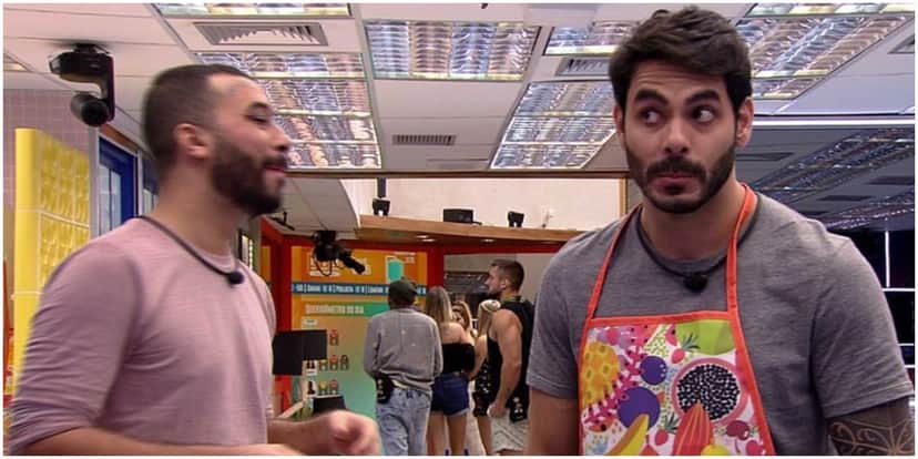 Gilberto e Rodolffo durante o BBB21 - Foto: Reprodução Gilberto e Rodolffo durante o BBB21 - Foto: Reprodução