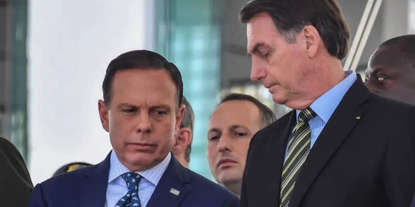 Doria massacra discurso de Bolsonaro (Foto: Reprodução) Doria massacra discurso de Bolsonaro (Foto: Reprodução)