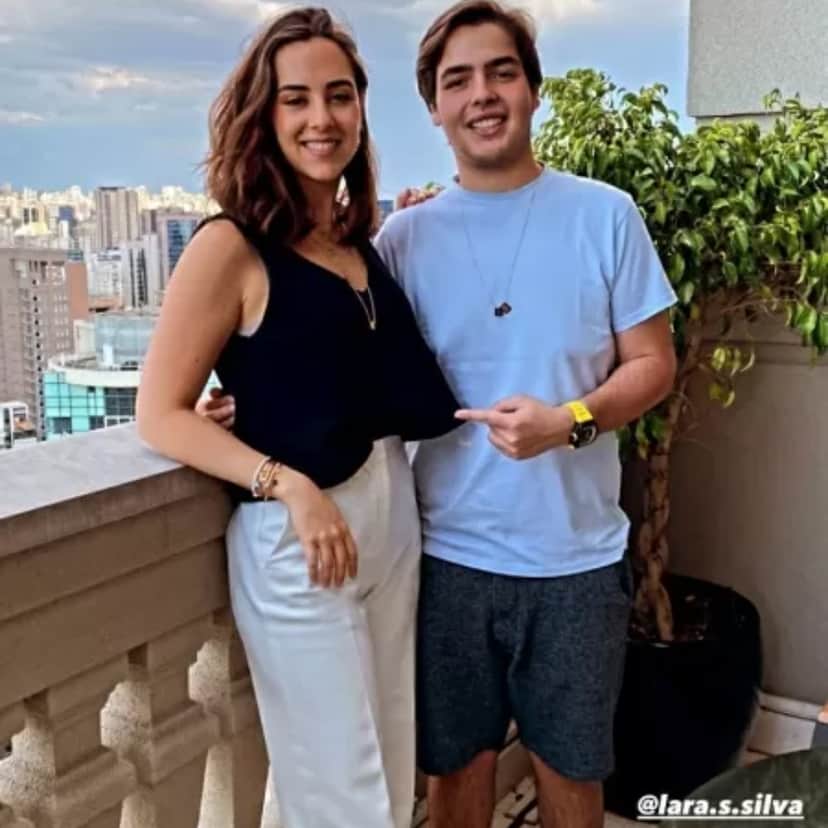 João Guilherme e Lara Silva são filhos de Faustão (Foto: Reprodução/Instagram) João Guilherme e Lara Silva são filhos de Faustão (Foto: Reprodução/Instagram)