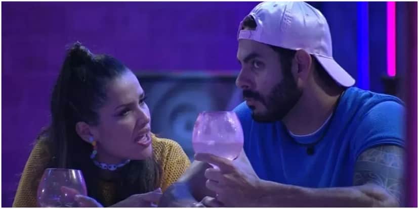 Juliette e Rodolffo voltaram a falar sobre a formação do paredão do BBB21 (Foto: Reprodução) Juliette e Rodolffo voltaram a falar sobre a formação do paredão do BBB21 (Foto: Reprodução)