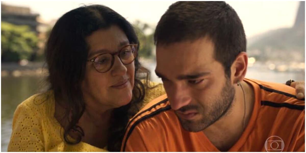 Lurdes e Domênico na novela Amor de Mãe - Foto: Reprodução Lurdes e Domênico na novela Amor de Mãe - Foto: Reprodução
