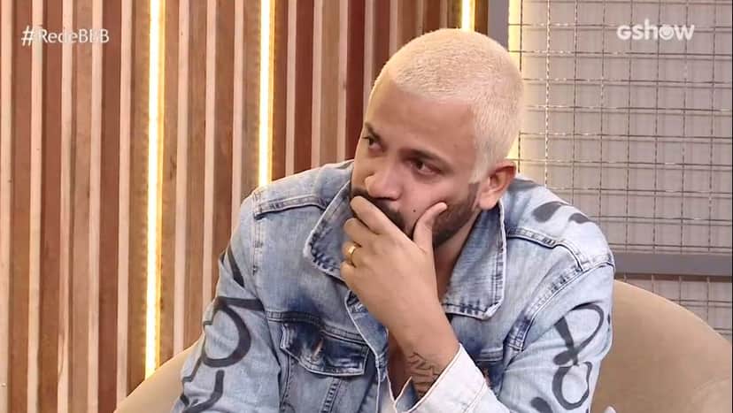 Projota abandonou o BBB21 com 91,89% dos votos (Foto: Reprodução) Projota abandonou o BBB21 com 91,89% dos votos (Foto: Reprodução)