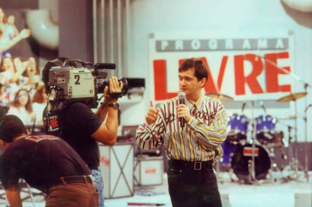 Serginho Groisman no "Programa Livre" (Foto: Divulgação/SBT) Serginho Groisman no "Programa Livre" (Foto: Divulgação/SBT)