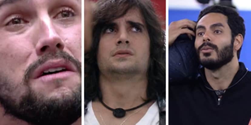 Pocah: Arthur, Fiuk e Rodolffo tiveram madrugada tensa no BBB21 (Imagem: Montagem) Pocah: Arthur, Fiuk e Rodolffo tiveram madrugada tensa no BBB21 (Imagem: Montagem)