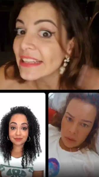 Fernanda Souza e amigas (Reprodução) Fernanda Souza e amigas (Reprodução)